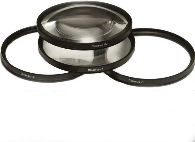 Alt view image 4 of 6 - Deco Gear 77mm 4pc HD Macro Close-Up Lens Filter Set +1 +2 +4 +10 with Protective Wallet