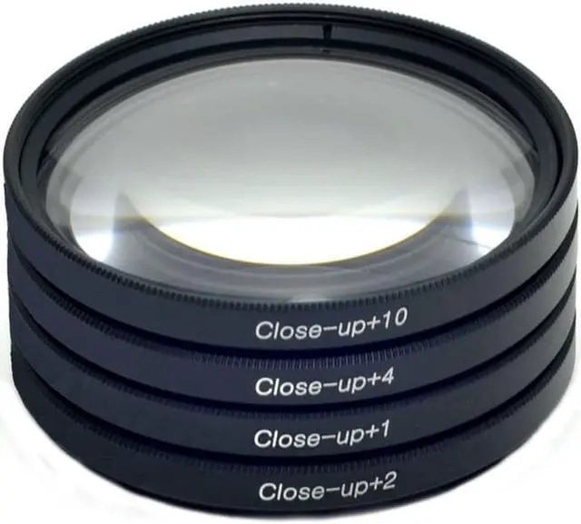 Alt view image 6 of 6 - Deco Gear 77mm 4pc HD Macro Close-Up Lens Filter Set +1 +2 +4 +10 with Protective Wallet