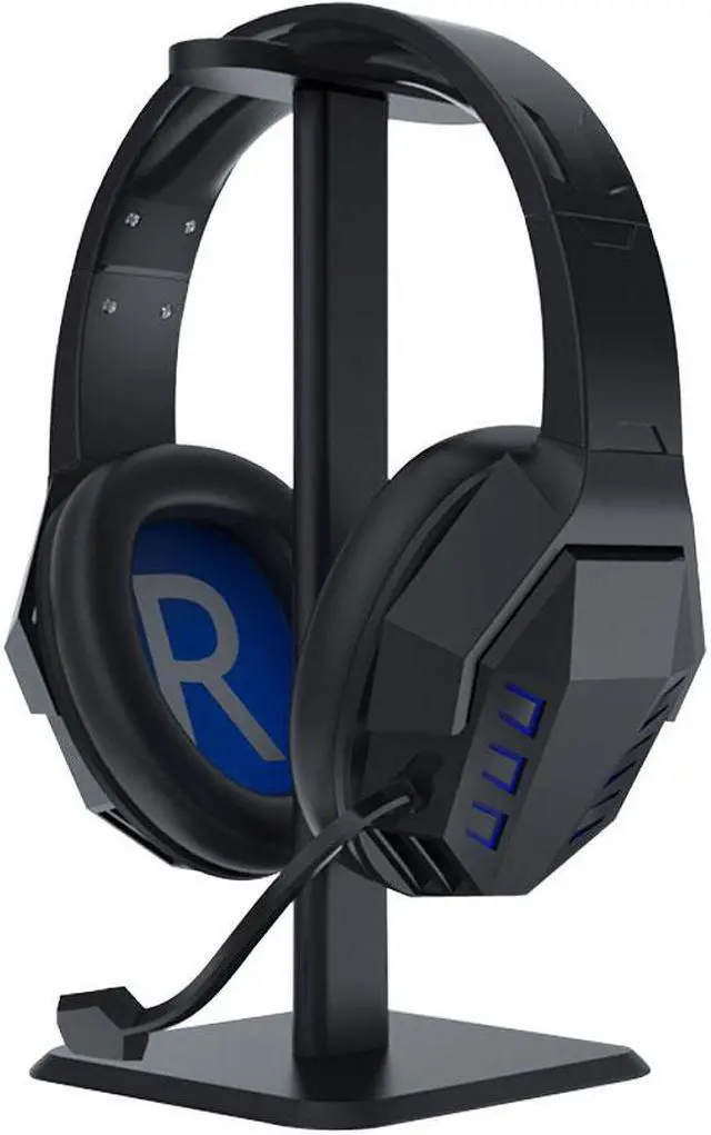 Alt view image 3 of 7 - Deco Gear Pro Audio Headphone Stand - Matte Black