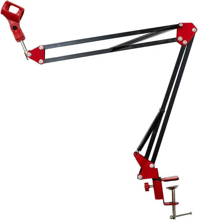 Alt view image 2 of 7 - Deco Gear Microphone Suspension With Boom Scissor Arm Stand