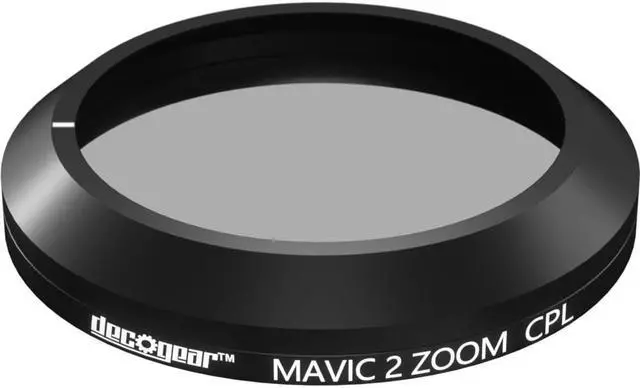 Alt view image 4 of 6 - Deco Gear 3-Piece Filter Kit (CPL+ND4+ND8) for Camera on the DJI Mavic 2 Zoom Drone