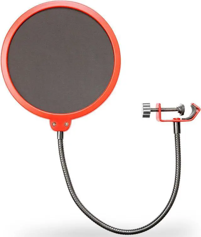 Alt view image 7 of 7 - Deco Gear Microphone Suspension with Boom Scissor Arm Stand and Pop Filter Bundle