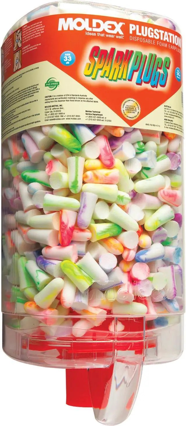 Alt view image 4 of 10 - Ear Plugs, 33dB, W/o Cord, Univ, PK500