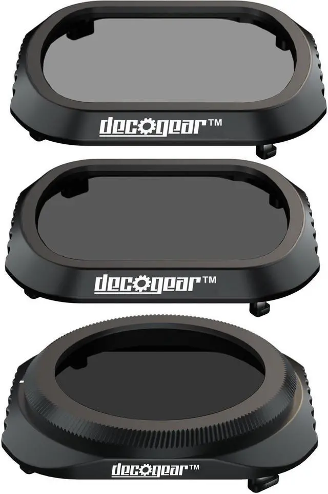 Alt view image 3 of 7 - Deco Gear 3-Piece Filter Kit (CPL+ND4+ND8) for Camera on the DJI Mavic 2 Pro