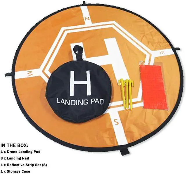 Alt view image 4 of 7 - Deco Gear Drone Landing Pad - 31.5-inch (80CM) with Case - DLP80B