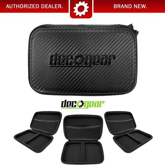 Main image of Deco Gear Hard EVA Case with Zipper for Tablets and GPS - 5 Inch