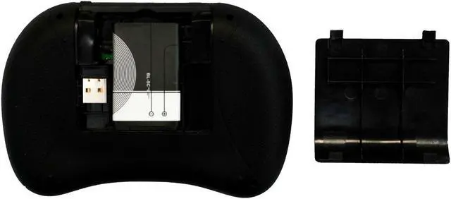 Alt view image 2 of 7 - Deco Gear 2.4GHz Wireless Backlit Keyboard Smart Remote with Touchpad Mouse - STV300BK