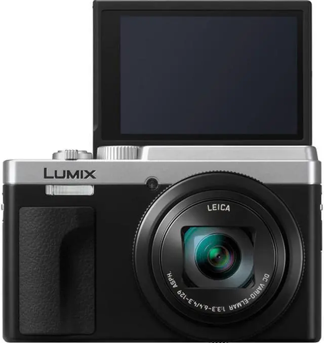 Alt view image 4 of 20 - Panasonic Lumix DCZS80 Digital Camera (Silver) DC-ZS80S