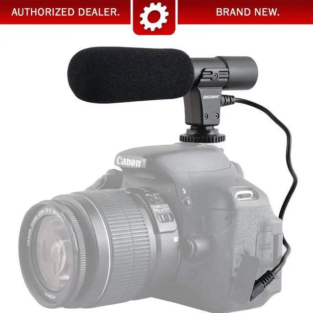Main image of Deco Gear Universal Mini Condenser Shotgun Microphone for Digital Cameras and Camcorders