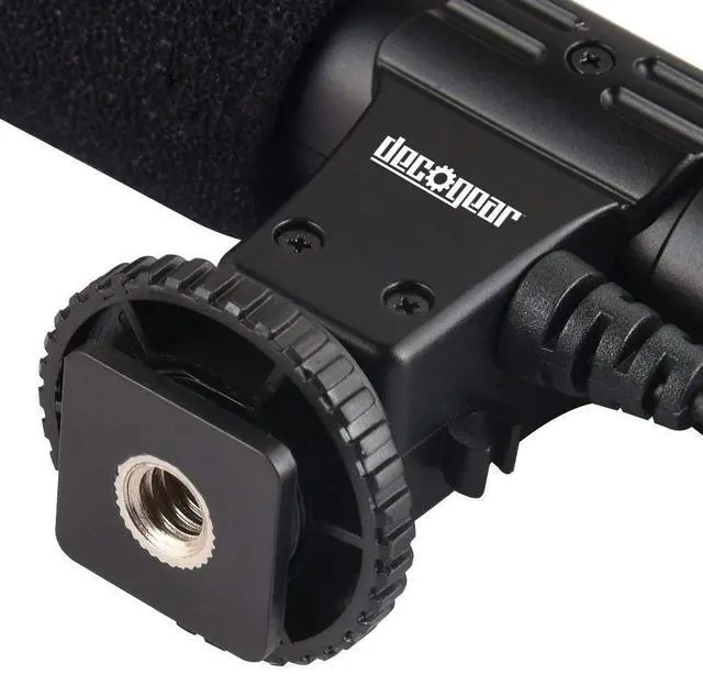 Alt view image 5 of 7 - Deco Gear Universal Mini Condenser Shotgun Microphone for Digital Cameras and Camcorders