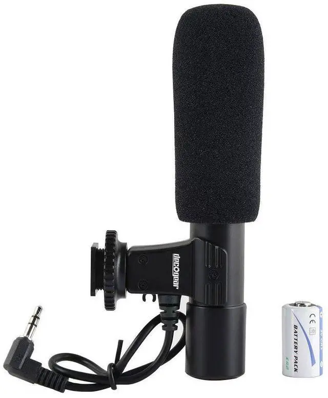 Alt view image 4 of 7 - Deco Gear Universal Mini Condenser Shotgun Microphone for Digital Cameras and Camcorders