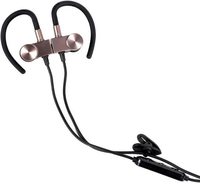 Alt view image 7 of 7 - Deco Gear Deco Gear Magnetic Wireless Sport Earbuds | Gun Metal Grey | Carrying Case