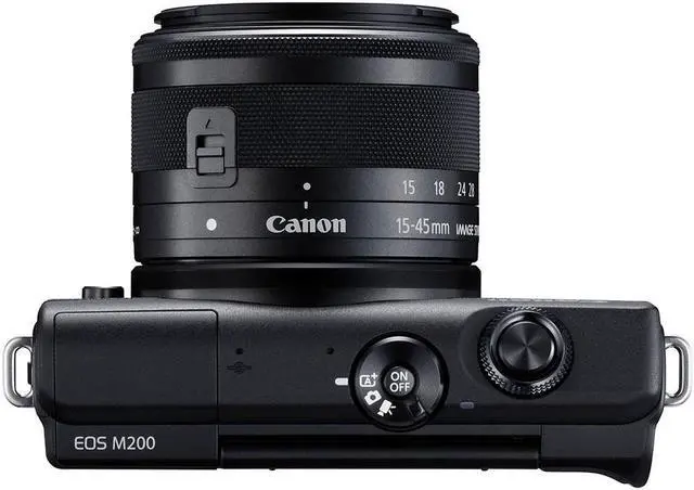 Alt view image 6 of 20 - Canon EOS M200 Mirrorless Camera with 15-45mm Lens -Black