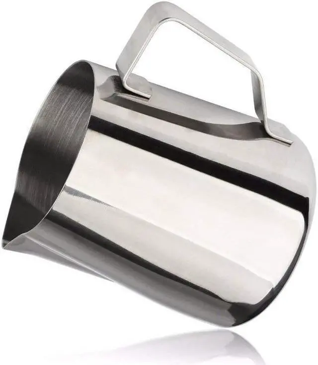 Main image of Deco Gear Stainless Steel Milk Frothing Pitcher (12 oz.) with Measurement Markings