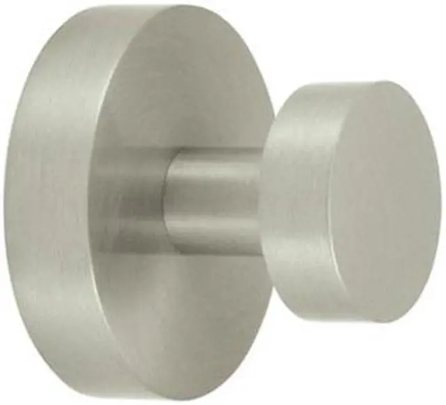 Main image of Deltana BBS2009-15 Sobe Series Single Robe Hook, Satin Nickel - Solid Brass