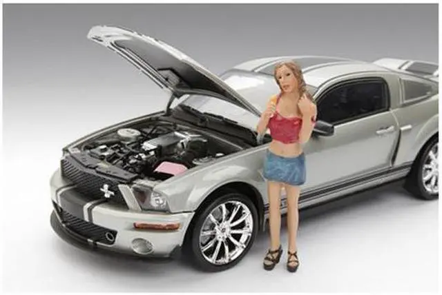 Main image of American Diorama 77719 Female Monica Figure for 1-18 Diecast Model Cars