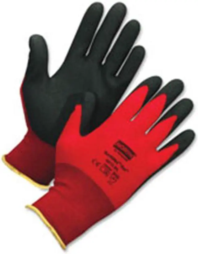 Alt view image 2 of 8 - C-Nyl Foam Ctd Glv Pvc Palm Xl Red 12
