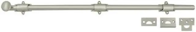 Main image of Deltana 24SB15 24 in. Heavy Duty Surface Bolt, Satin Nickel - Solid