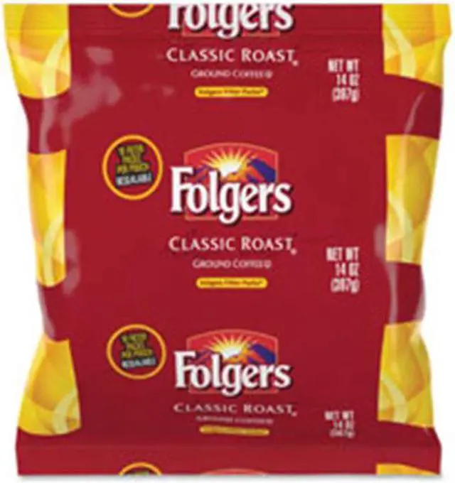 Alt view image 5 of 7 - Folgers Classic Roast Ground Coffee Filter Packs Ground - Regular - Classic - 1.4 oz - 40 / Carton  FOL10117