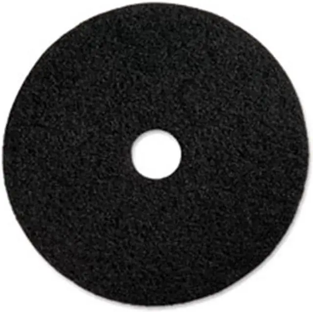 Alt view image 4 of 6 - Genuine Joe Floor Stripping Pads 20" 5/CT Black 90220