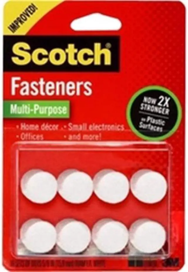 Main image of 3M RF7060 0.63 in. Scotch Recloseable Fastener, White
