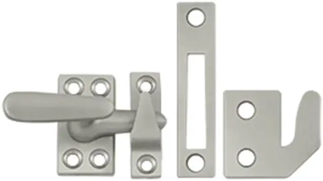 Main image of Deltana CF066U15 Casement Fastener Window Lock, Small - Satin Nickel - Solid