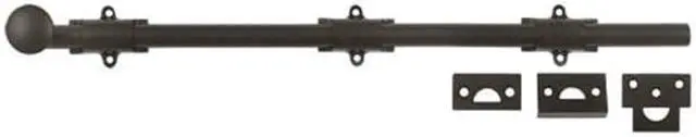 Main image of Deltana 18SB10B 18 in. Heavy Duty Surface Bolt, Oil Rubbed Bronze - Solid