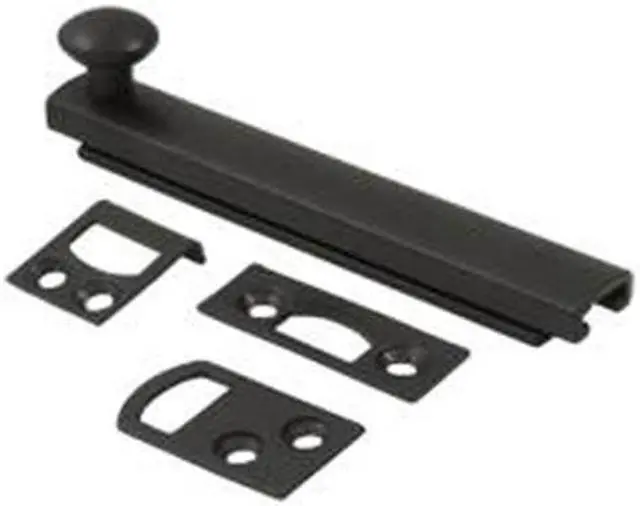 Main image of Deltana 4SBCS10B 4 in. Heavy Duty Surface Bolt with Concealed Screw, Oil Rubbed Bronze - Solid