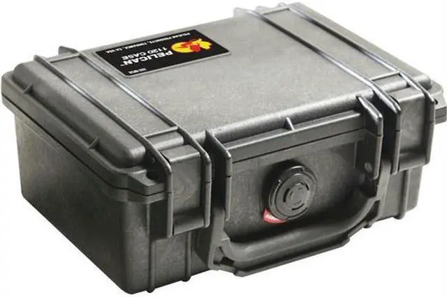 Alt view image 6 of 11 - Pelican 1120-001-110 No Foam Insert Black Protector Case 7.25" x 4.75" x 3.06"