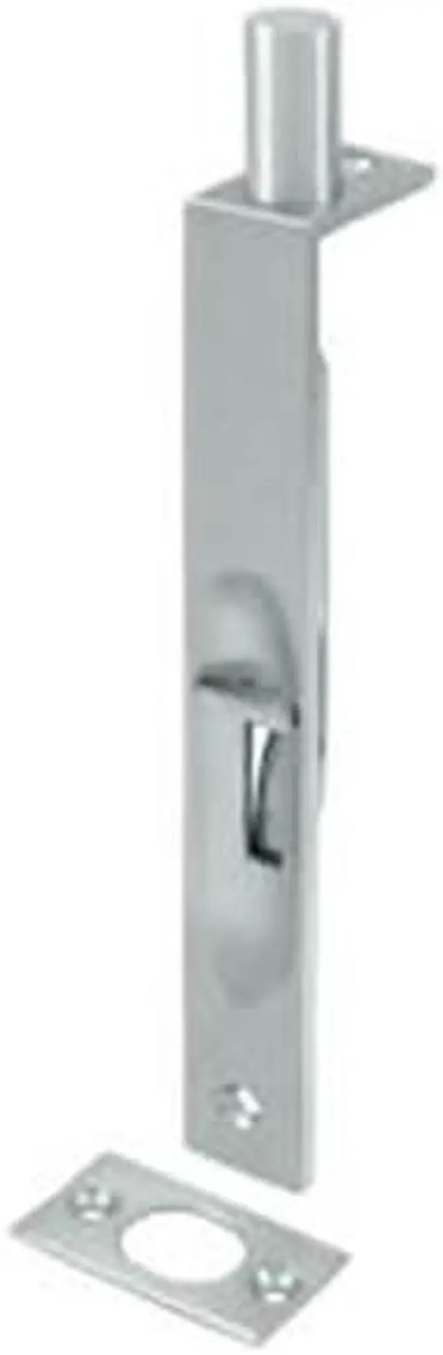 Main image of Deltana 6FBS26D 6 in. Heavy Duty Square Flush Bolt, Satin Chrome - Solid