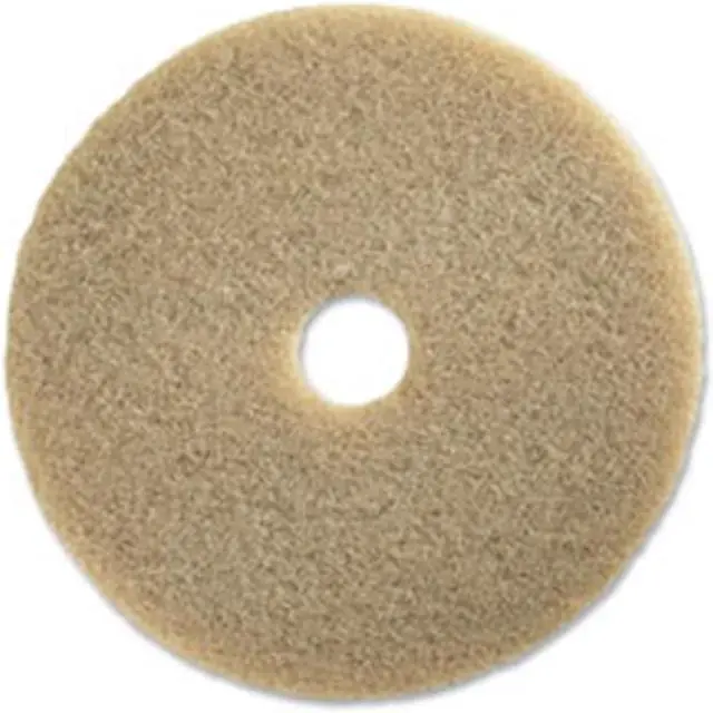 Alt view image 2 of 5 - Genuine Joe Ultra High-Speed Floor Pads 20" 5/CT Champagne 91320