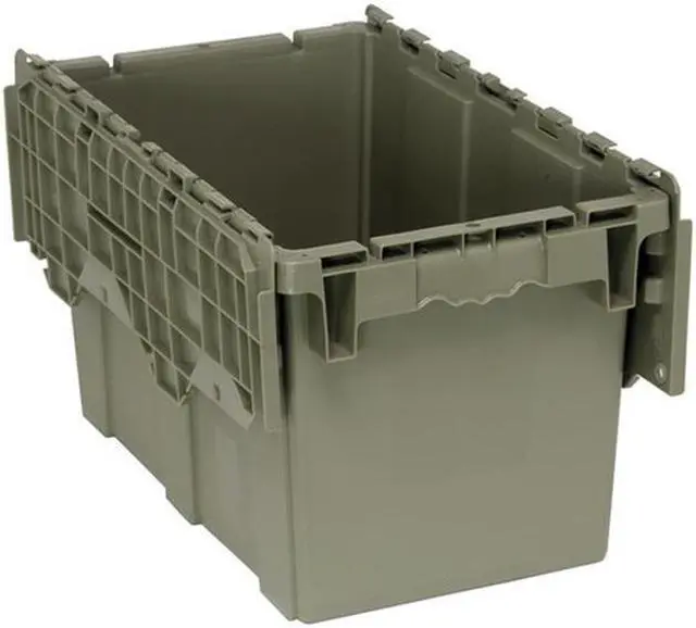 Alt view image 2 of 4 - QUANTUM STORAGE SYSTEMS QDC2213-12 Attached Lid Container, 1.64 cu. ft., Gray