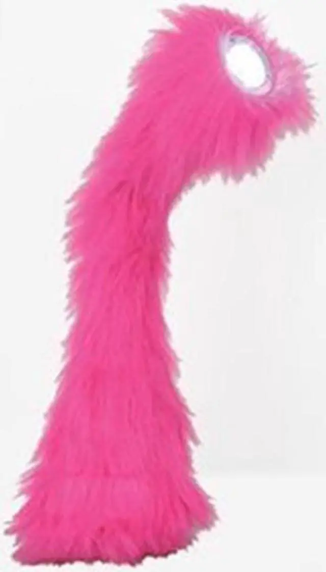 Main image of Lumisource LS-NESSIE LF HP Nessie Table Lamp Long Synthetic Fur Hot Pink