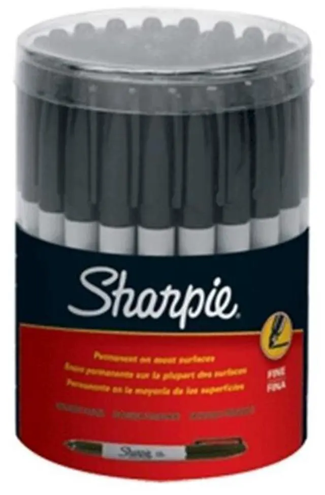 Alt view image 6 of 7 - Sharpie Marker Black Fine 36 Ct Canister 35010
