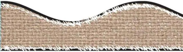 Main image of Ashley Productions ASH11408 Magnetic Border Burlap Scribble