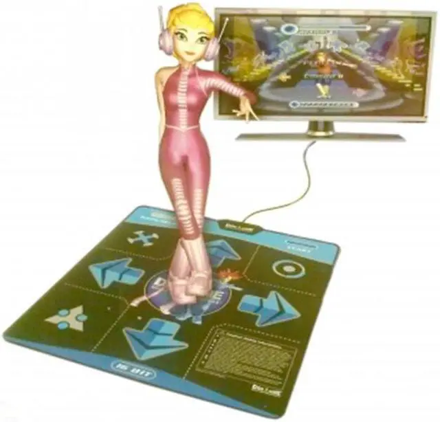 Alt view image 2 of 2 - DDR Game 16-Bit Graphics TV Plug & Play Single Player Dance Pad with 15 Songs