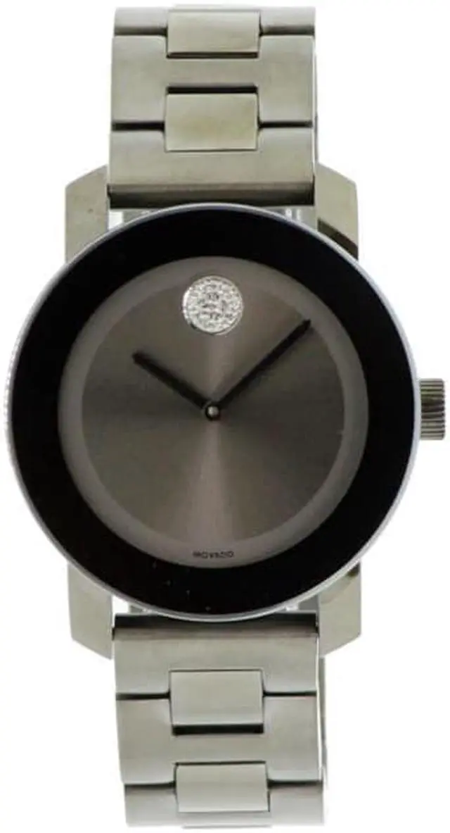 Alt view image 6 of 6 - Movado Bold Grey Metallic Grey ion-Plated Stainless Steel Mens Watch 3600103