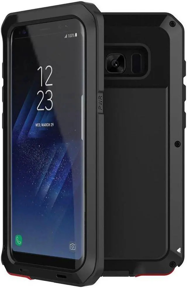 Alt view image 2 of 4 - For Samsung Galaxy S8 Case Luxury Doom Armor Dirt Shock Metal Phone Cases For Samsung Galaxy S8 Case(Black)