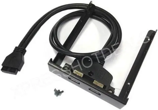 Alt view image 3 of 4 - 2 Ports PCI-E PCI Express USB 3.0 Card Adapter + 4 Pin Power Cable + USB 3.0 Front Panel