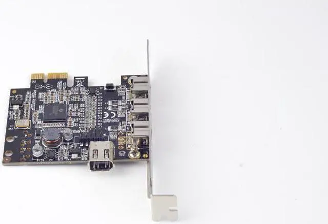 Alt view image 3 of 5 - Amify PCI-E to 1 Port Internal 1394a + 3 Ports External 1394b FireWire Controller Card