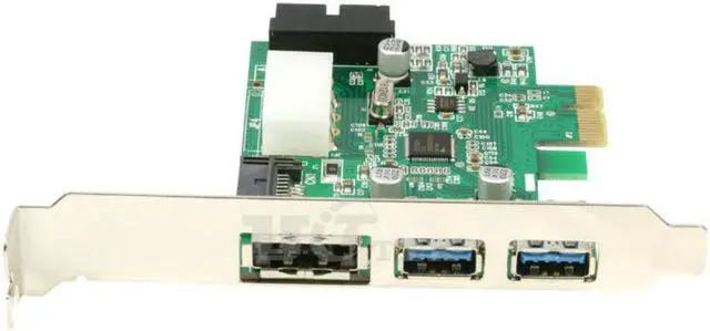 Alt view image 5 of 6 - Amify PCI-E to USB3.0 2Ports with 20Pin Connector +SATA to eSATA Converter Card