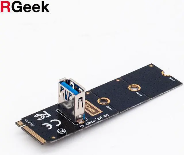 Main image of M.2 to PCI-E Riser Card M2 NGFF Slot to PCIe Expansion Card Convertor USB 3.0 Extender Adapter for Graphics Cards for BTC Miner