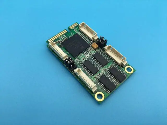 Alt view image 3 of 6 - MINI PCI-E to 4-port Serial Converter Adapter COM Port RS232 RS-232 Signal DB9 Pin Expansion Card