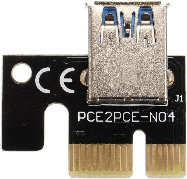 Alt view image 4 of 6 - PCI-E 1x-16xExpansion Adapter Card
