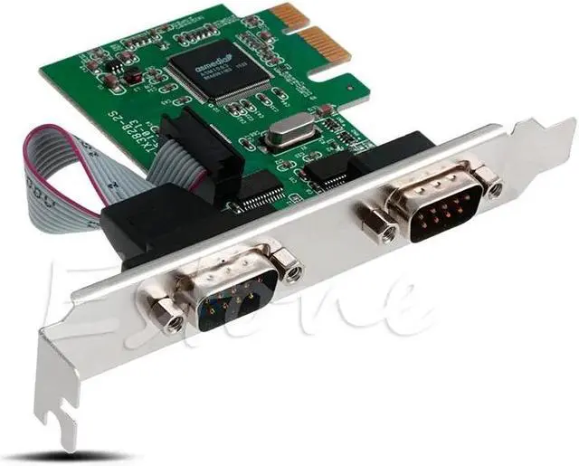 Alt view image 5 of 6 - Plug And Play PCI-E PCI to Dual Serial DB9 RS232 Express Serial Controller 2-Port Adapter Card + Driver CD