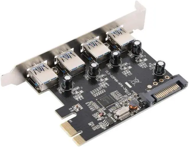 Alt view image 4 of 6 - Mining card 4-Port 7-Port Superspeed USB 3.0 PCI-E Express Expansion Card SuperSpeed USB 3.0 PCI Express (x1) (2x Ext)