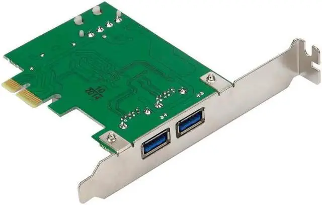 Alt view image 2 of 2 - SuperSpeed 2-Port USB 3.0 USB3.0 to PCI-E PCI Express pcie Riser Card without power supply