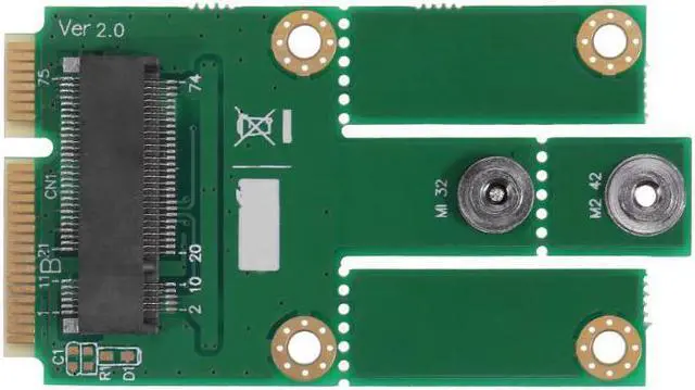 Alt view image 4 of 6 - M.2 NGFF B Key To Mini PCI-E PCIE Converter Adapter Card Kit With SIM Card Slot Support 3G 4G LTE Network Adapter Module For PC