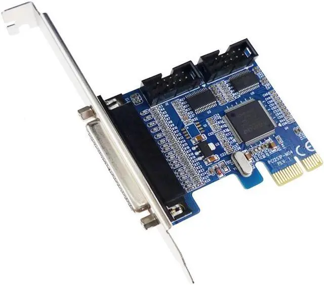 Main image of Amify PCIE PCI-E to Dual serial port card DB9 RS232 2-Port LPT parallel port X1 serial card 2 Serial COM expansion card