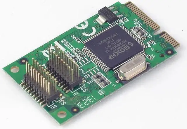 Alt view image 5 of 5 - 4 ports serial RS-232 Mini PCI-e Card Mini PCI-Express I/O Card MosChip MCS9904
